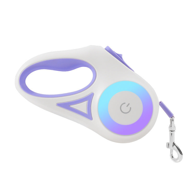 Dog Leash Retractable Leash And Dog Collar Spotlight Automatic Pet Dog Cat Traction Rope For Small Medium Dogs Pet Product - NJN NATURES