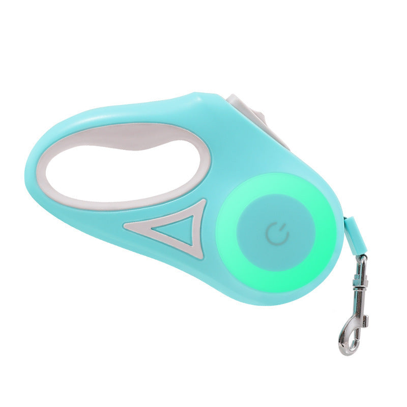 Dog Leash Retractable Leash And Dog Collar Spotlight Automatic Pet Dog Cat Traction Rope For Small Medium Dogs Pet Product - NJN NATURES