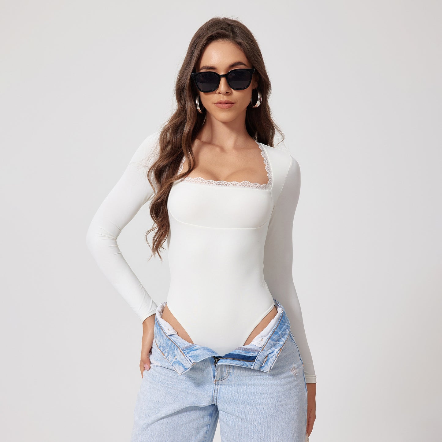 Long Sleeve Yoga Jumpsuit Women's Dance Sports Workout Clothes - NJN NATURES