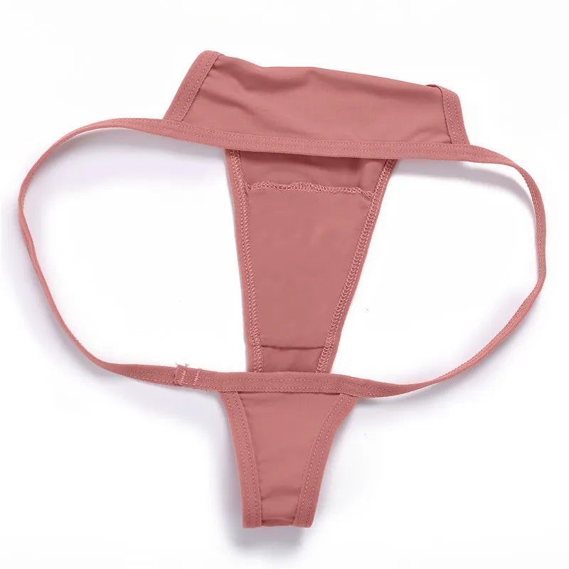 FINETOO 3Pcs/set Sexy Low-rise Thongs Women Bikini Panties T-back Underpants M-XL Female G-String Panty Ladies Thong Lingerie - NJN NATURES
