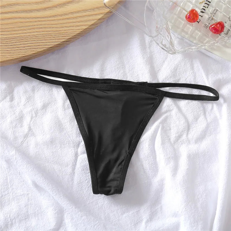 FINETOO 3Pcs/set Sexy Low-rise Thongs Women Bikini Panties T-back Underpants M-XL Female G-String Panty Ladies Thong Lingerie - NJN NATURES