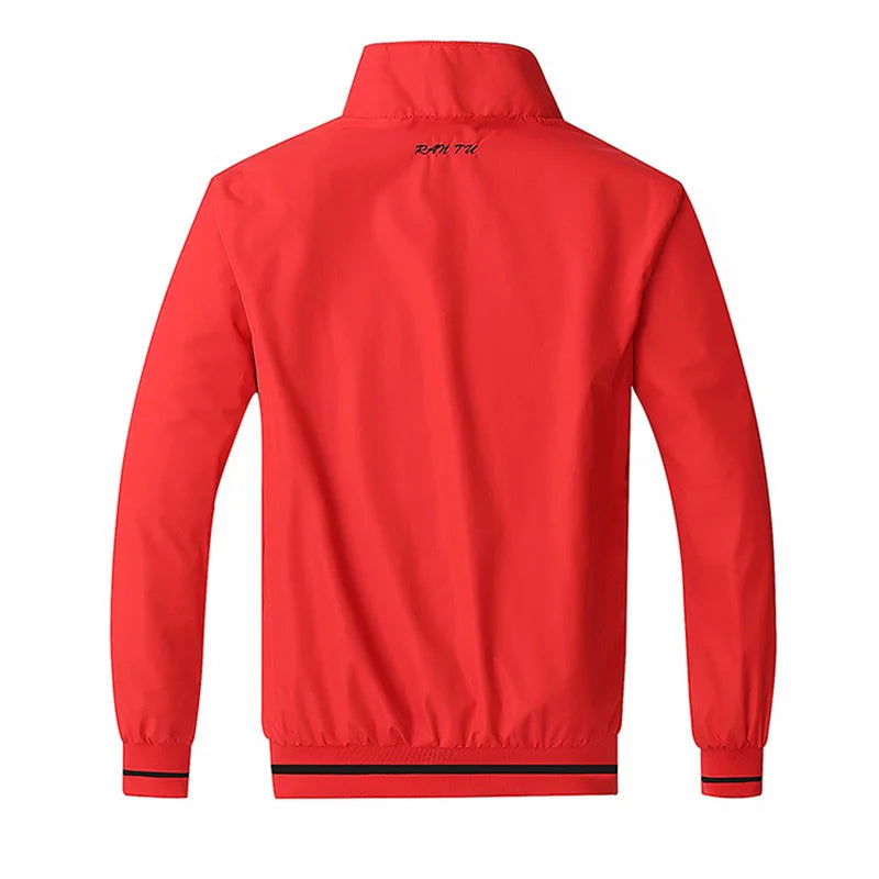 Red Jacket Men New Spring Double Side Wear Coat Sportswear Clothes Top Plus Size 5XL Bomber Jacket Veste Jaqueta Masculina - NJN NATURES