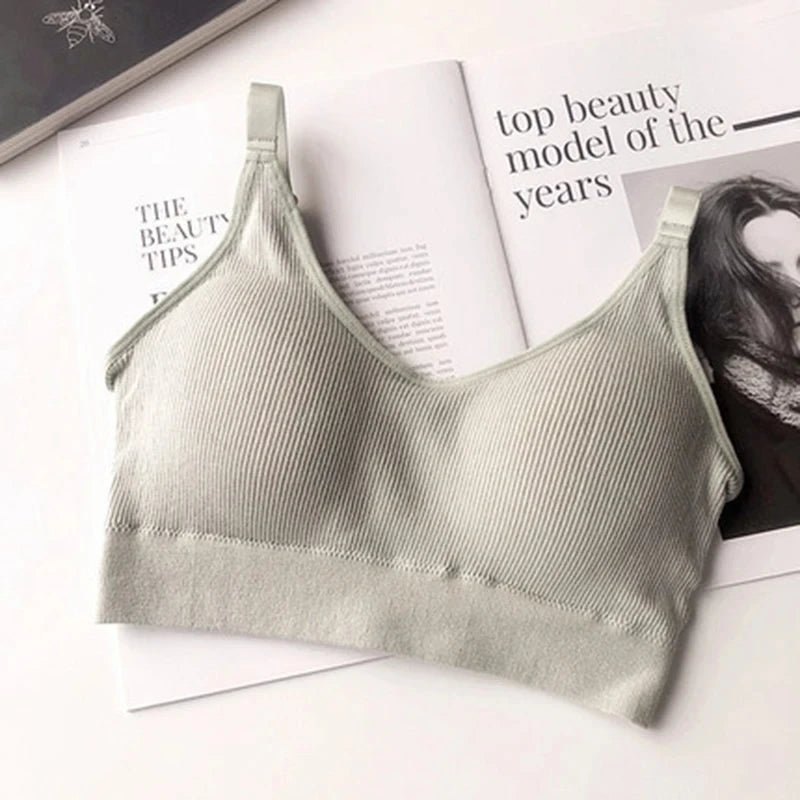 Sexy Underwear Women Gather No Steel Ring Lingerie Bra Tube Top Wrapped Chest Beauty Back Actival Cotton Thin Section Tube Top - NJN NATURES