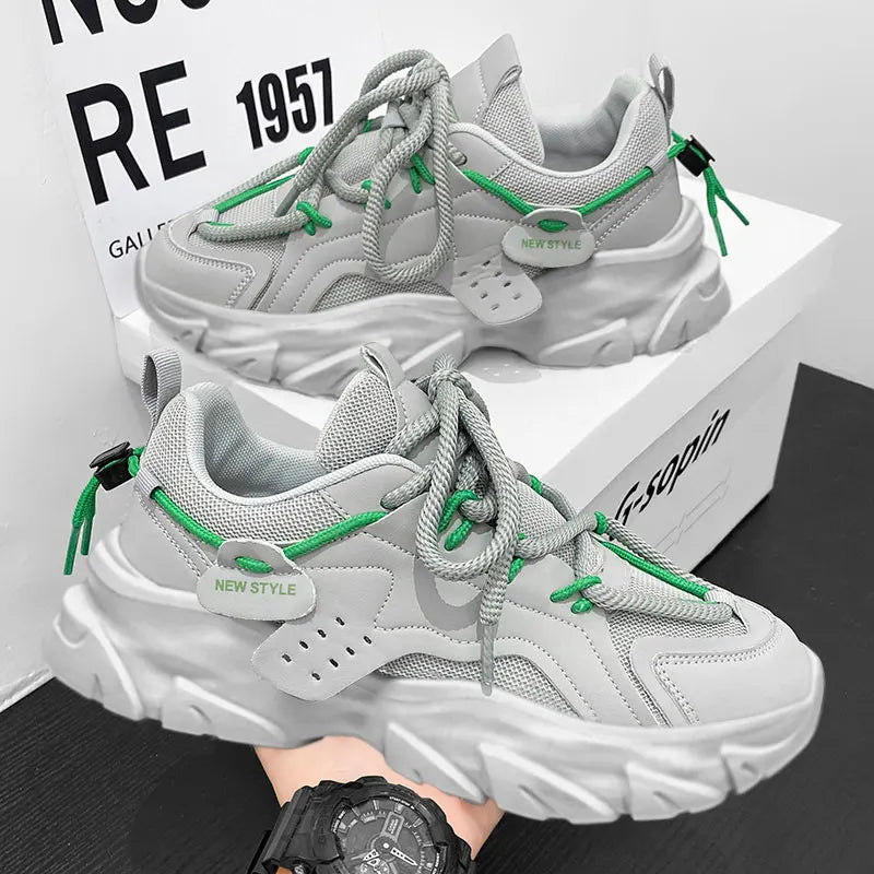 Men‘s Casual Sneakers new High Quality Comfortable Versatiled white shoes Outdoor Running Four Seasons Luxury Men platform shoes - NJN NATURES