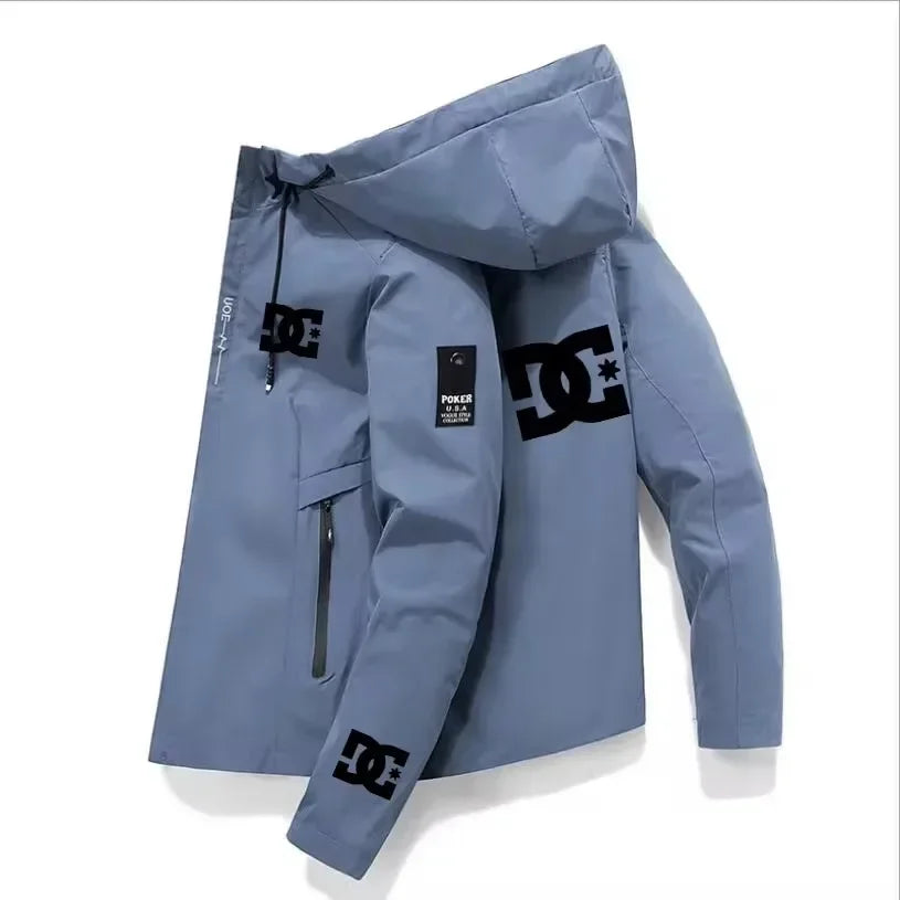 2024 Autumn/Winter DC Men's S Clothing Outdoor Fishing Waterproof Jacket Sweatshirt Hoodie Windbreaker SportWear Clothes Outwear - NJN NATURES