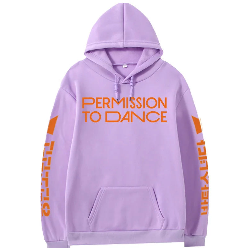 Kpop Youth Group Permission To Dance Male and Female Hoodies Autumn and Winter Lovers Pullover Covers Shipping - NJN NATURES