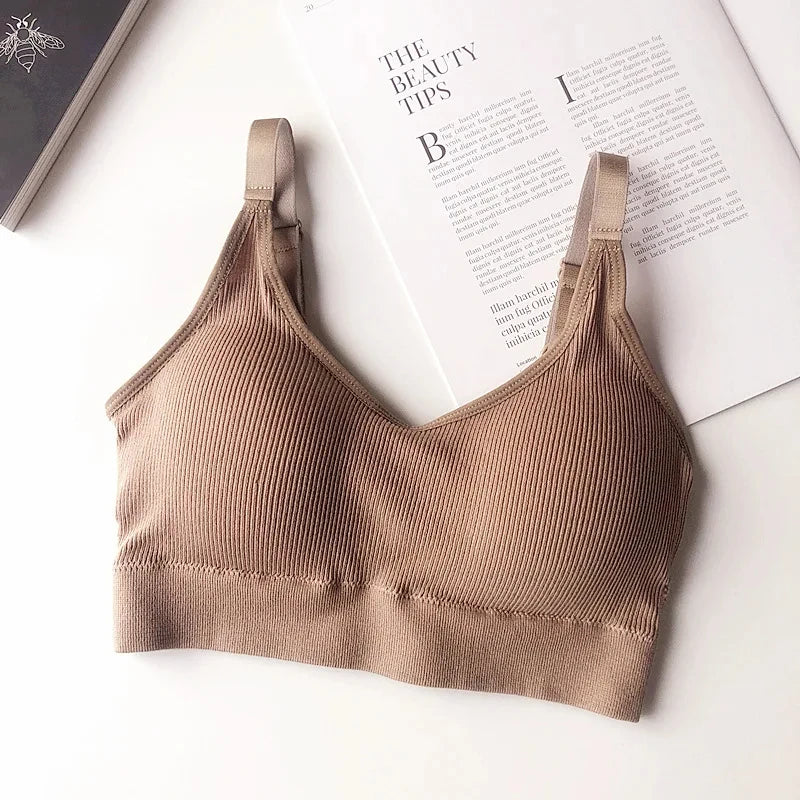 Sexy Underwear Women Gather No Steel Ring Lingerie Bra Tube Top Wrapped Chest Beauty Back Actival Cotton Thin Section Tube Top - NJN NATURES
