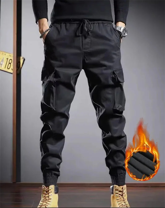 2024 new spring and autumn trend handsome matching fashion outdoor overalls boys youth multi-color loose leg pants - NJN NATURES