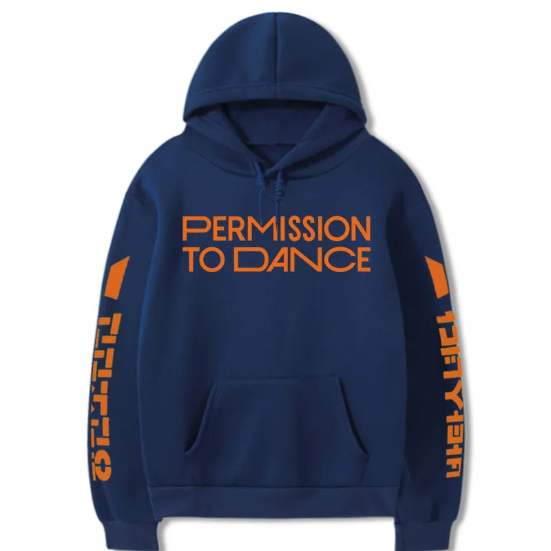 Kpop Youth Group Permission To Dance Male and Female Hoodies Autumn and Winter Lovers Pullover Covers Shipping - NJN NATURES