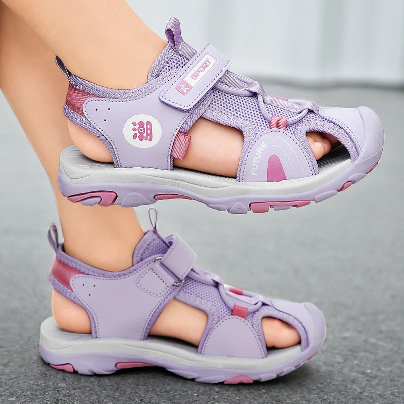 Breathable Sport Sandals Summer Sandals for Girls Boys Casual Beach Comfortable Soft Sole Kids Shoes Fashion Non-slip Sandalias - NJN NATURES