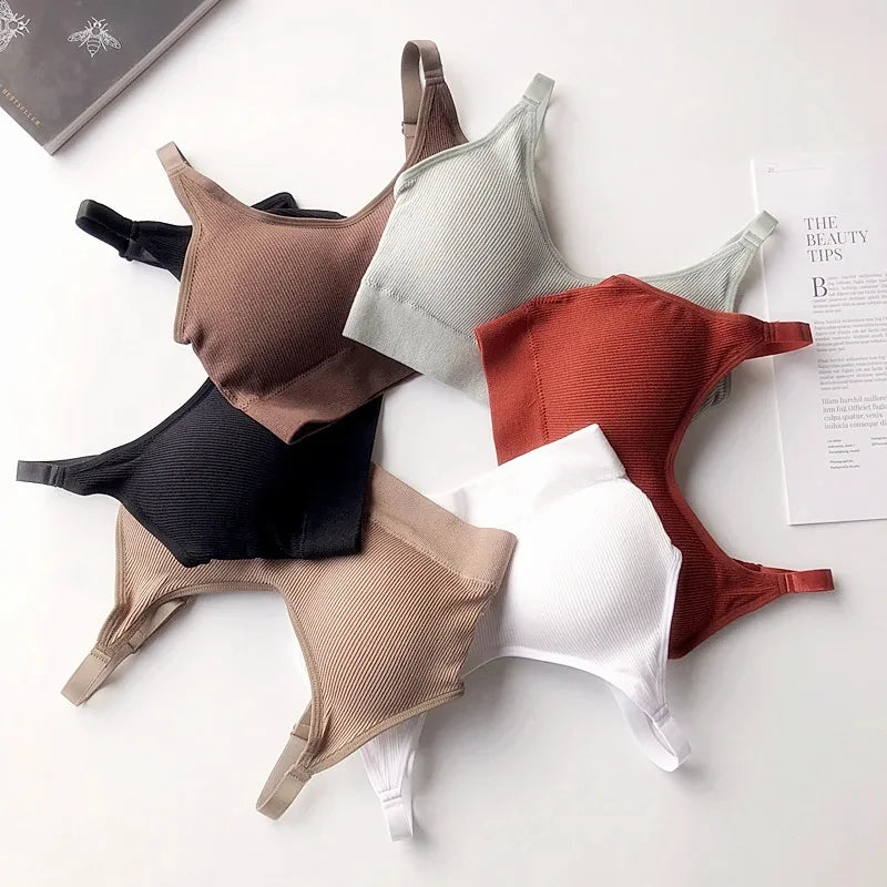 Sexy Underwear Women Gather No Steel Ring Lingerie Bra Tube Top Wrapped Chest Beauty Back Actival Cotton Thin Section Tube Top - NJN NATURES