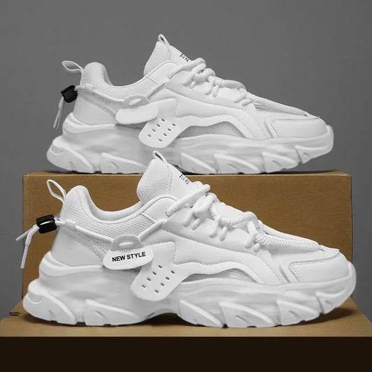 Men‘s Casual Sneakers new High Quality Comfortable Versatiled white shoes Outdoor Running Four Seasons Luxury Men platform shoes - NJN NATURES