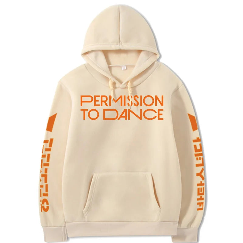 Kpop Youth Group Permission To Dance Male and Female Hoodies Autumn and Winter Lovers Pullover Covers Shipping - NJN NATURES