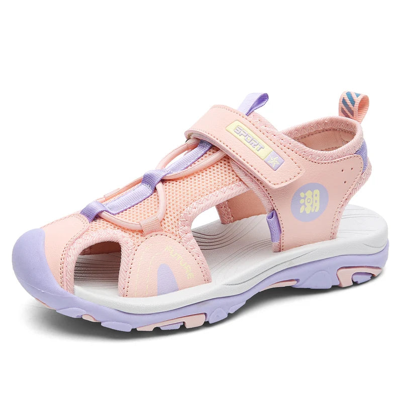 Breathable Sport Sandals Summer Sandals for Girls Boys Casual Beach Comfortable Soft Sole Kids Shoes Fashion Non-slip Sandalias - NJN NATURES