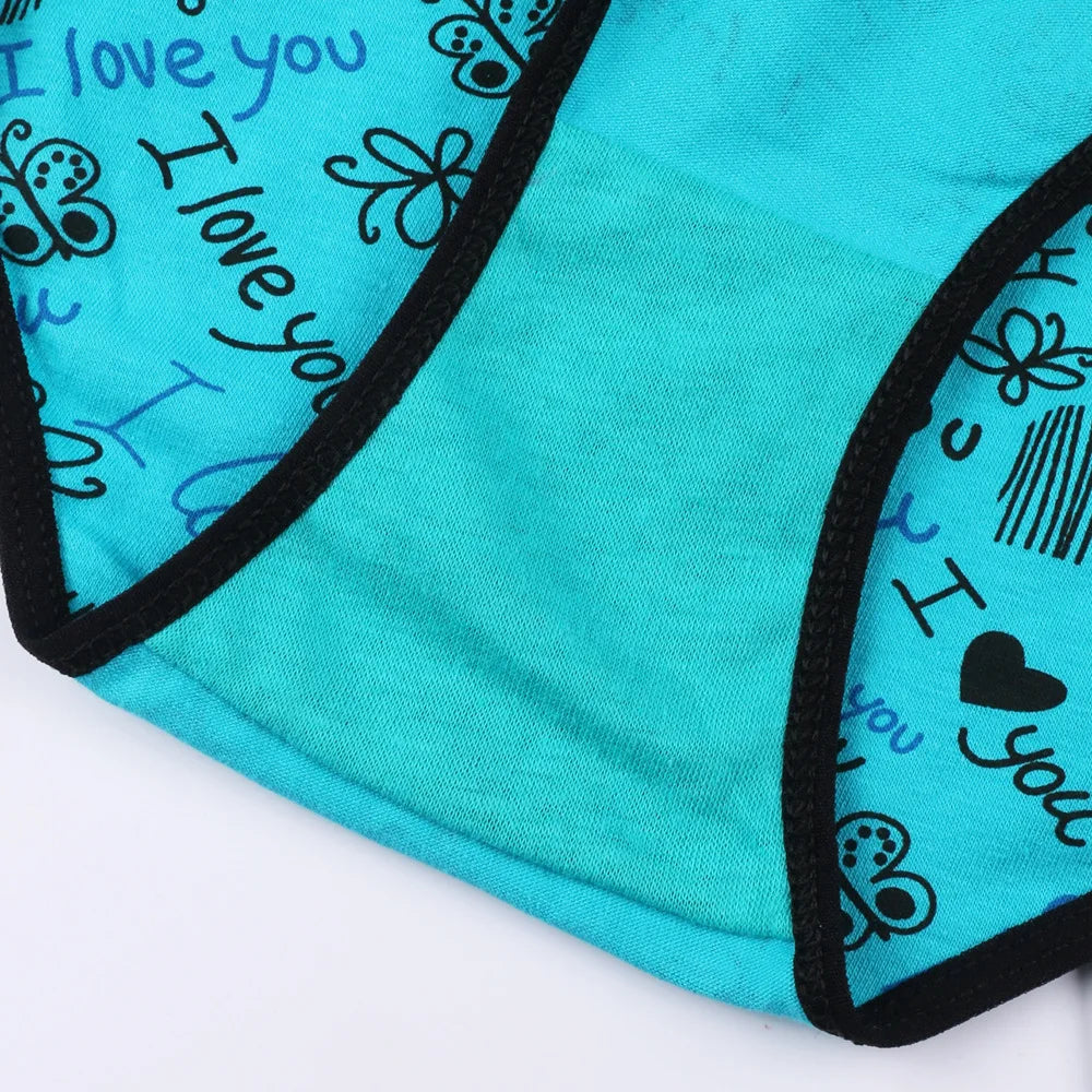 Printed Cute Women's Cotton Underwear Low Waist Women's Underwear Briefs - NJN NATURES