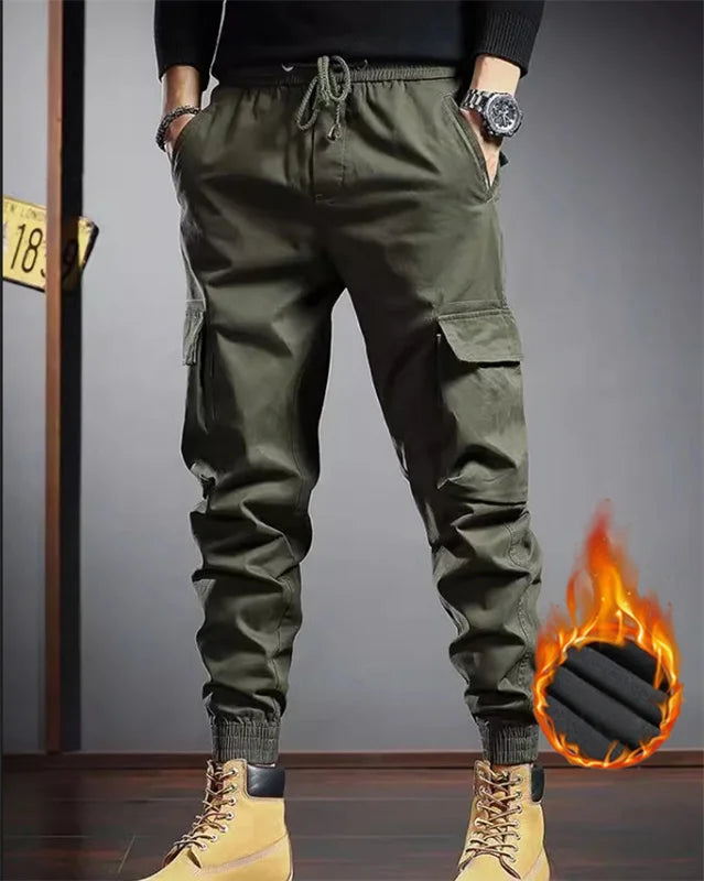 2024 new spring and autumn trend handsome matching fashion outdoor overalls boys youth multi-color loose leg pants - NJN NATURES