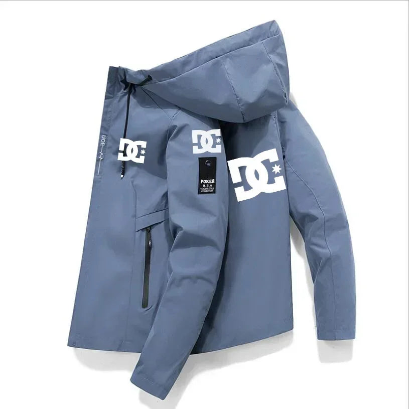 2024 Autumn/Winter DC Men's S Clothing Outdoor Fishing Waterproof Jacket Sweatshirt Hoodie Windbreaker SportWear Clothes Outwear - NJN NATURES