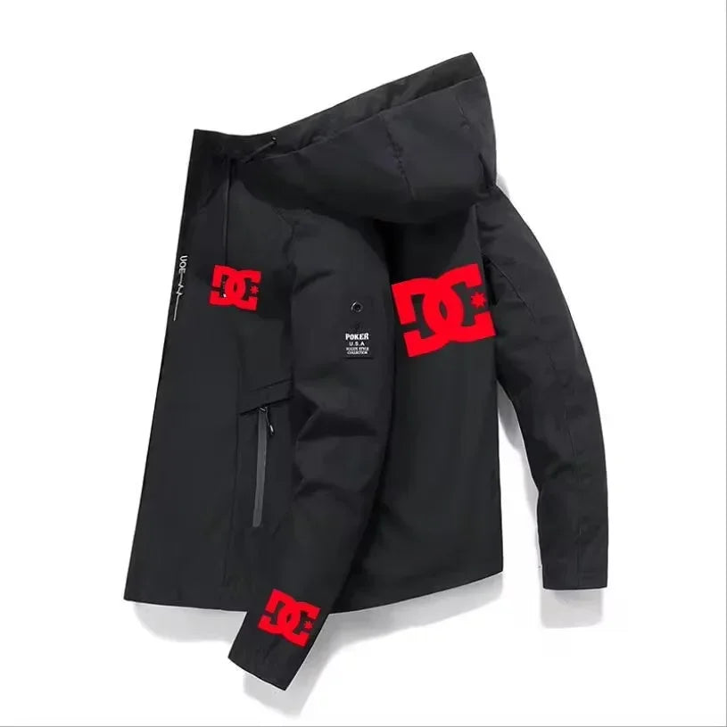 2024 Autumn/Winter DC Men's S Clothing Outdoor Fishing Waterproof Jacket Sweatshirt Hoodie Windbreaker SportWear Clothes Outwear - NJN NATURES