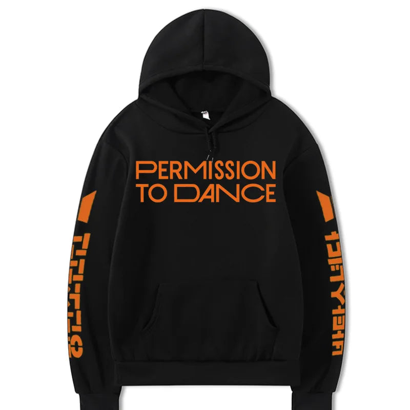 Kpop Youth Group Permission To Dance Male and Female Hoodies Autumn and Winter Lovers Pullover Covers Shipping - NJN NATURES