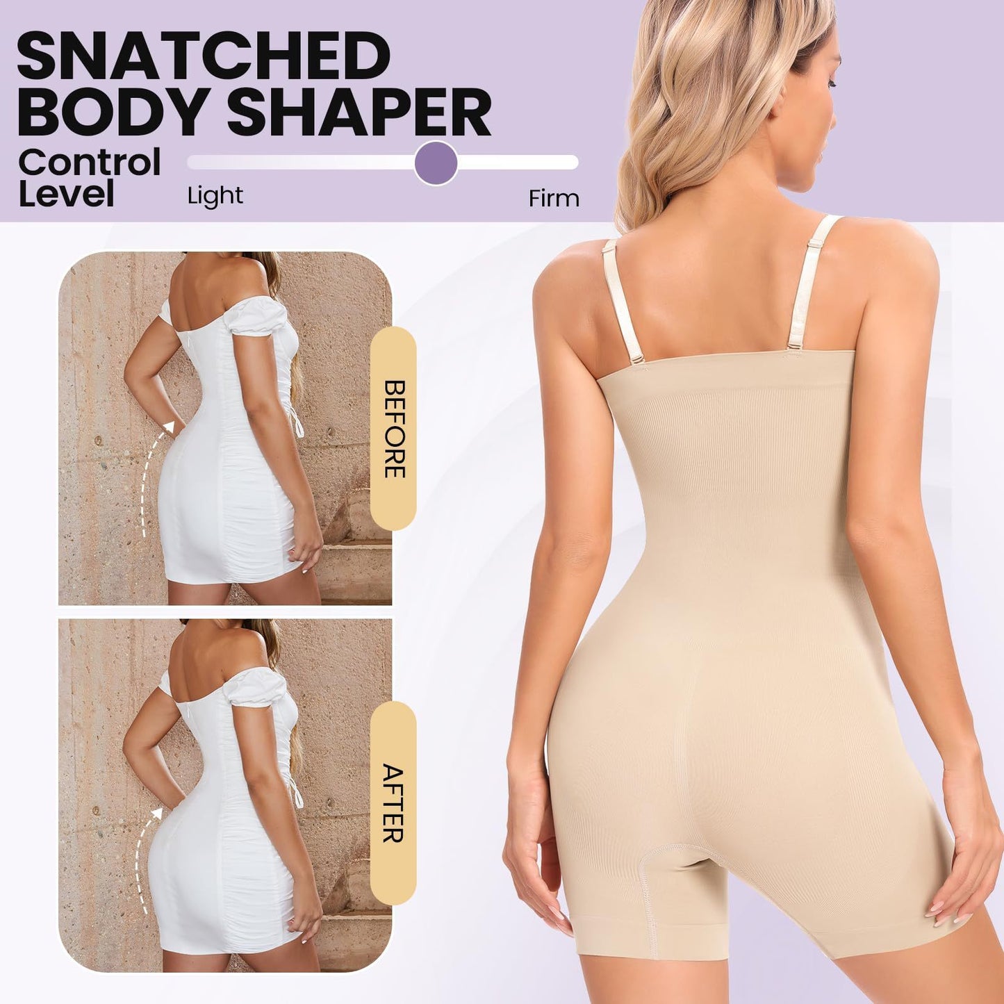Plus Size Belly Contracting And Hip Lifting Jumpsuit - NJN NATURES